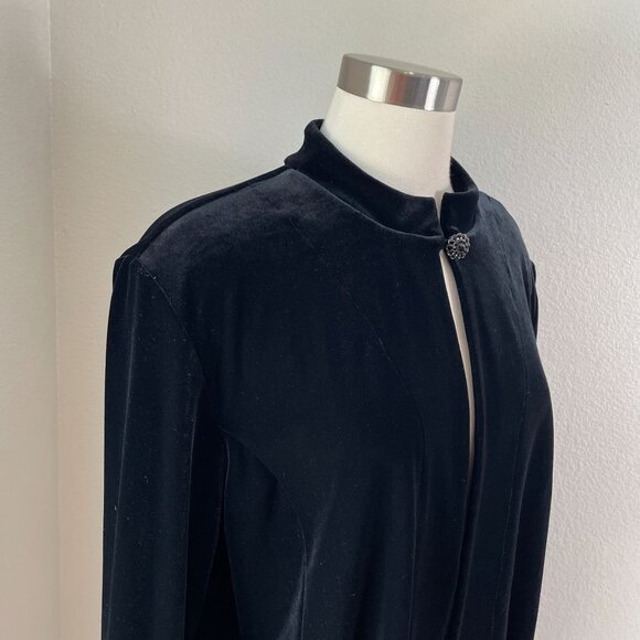 NEW Chicos Womens XL Basic Velvet Mallory Jacket Long Sleeve - Picture 2 of 9